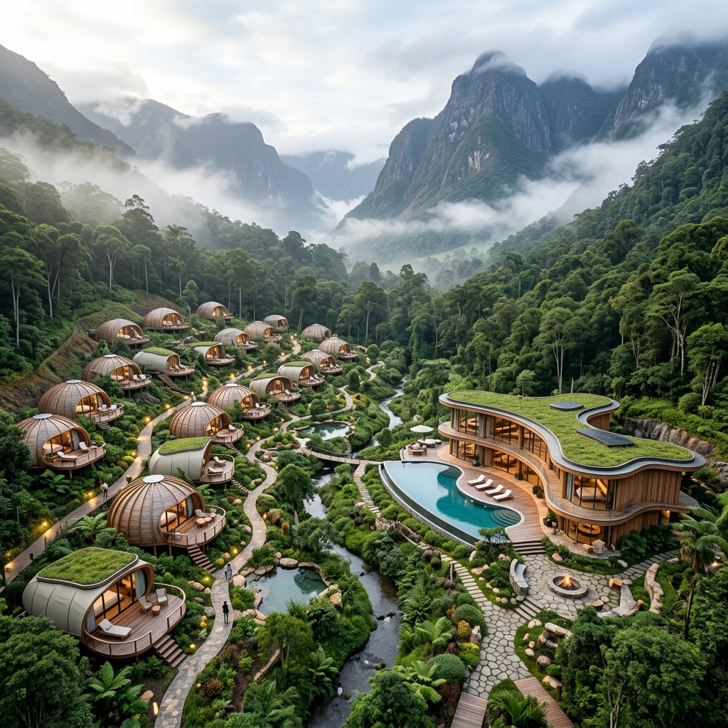 Eco Resort Aerial